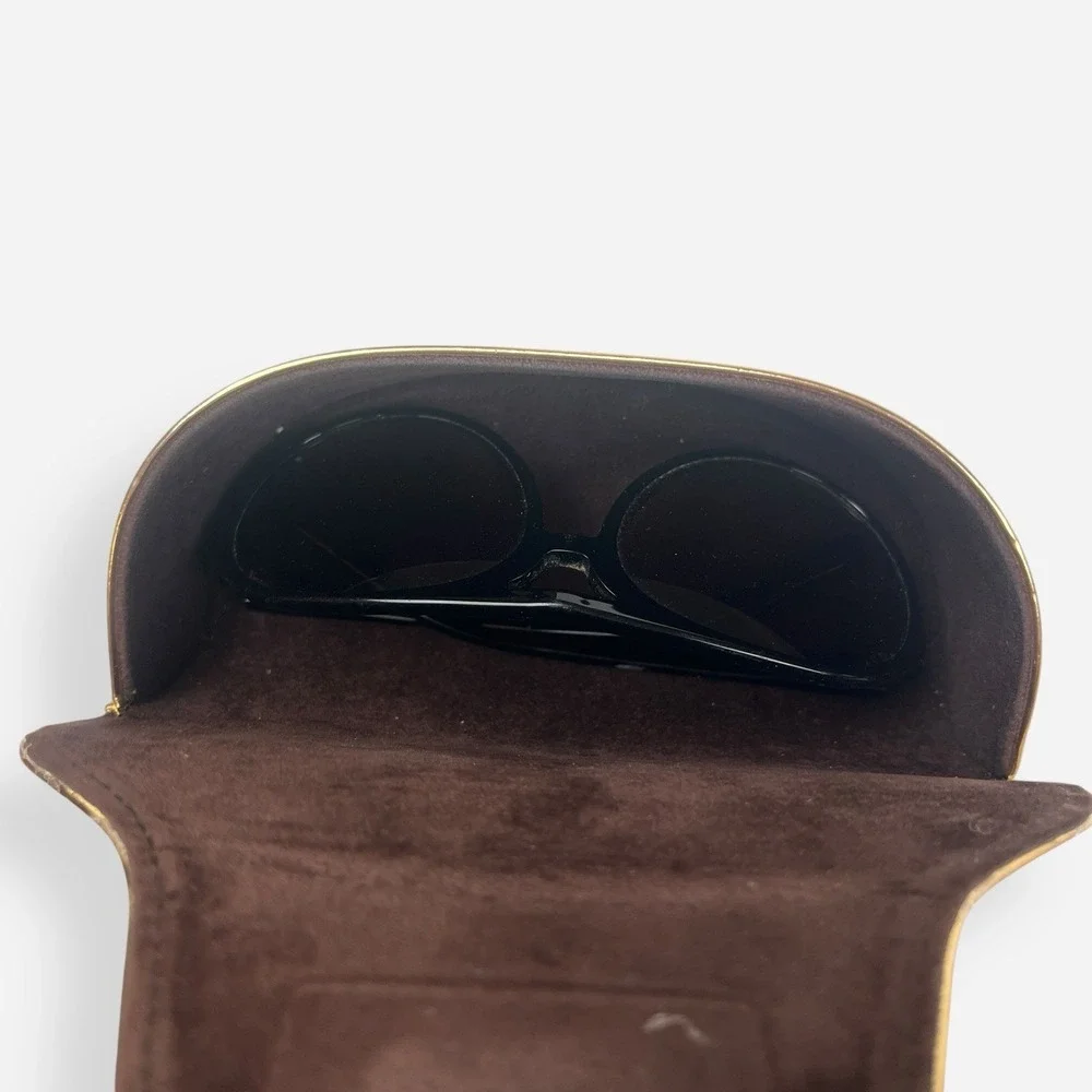 Tory Burch Aviator Sunglasses TY9009 Brown Gold‎ Case Plastic Frames Only